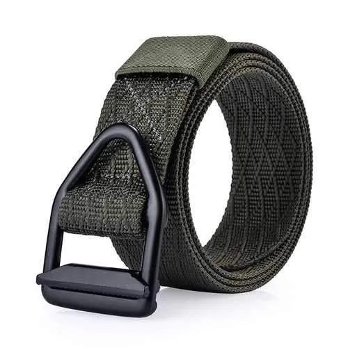 120CM Men Nylon Metal Alloy Buckle Belt Military Tactical Durable Outdoor Sport Pants Strip