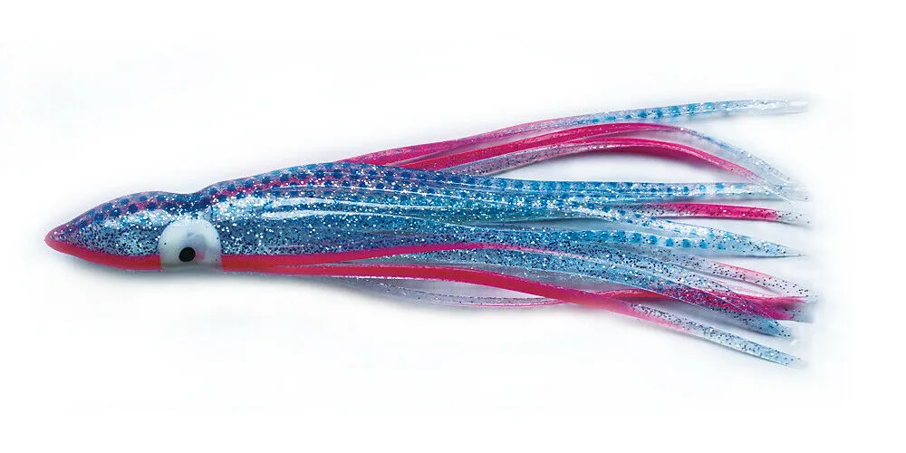 30 X Octopus Squid Skirt Trolling Jig Lure Fishing Tackle 15cm
