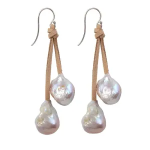 317-09-22 | KNOTTY EARRINGS (MULTI ON TAN)
