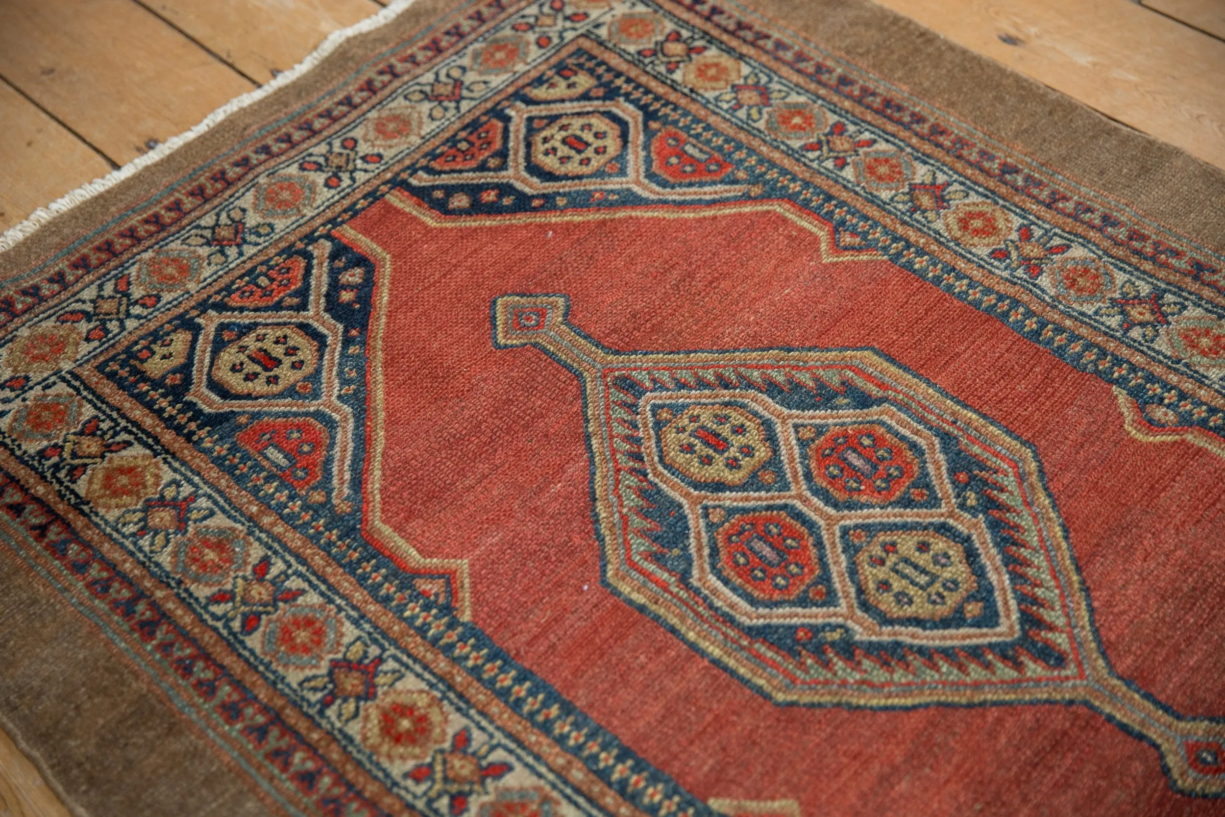 3x4 Vintage Fine Camel Hair Serab Square Rug