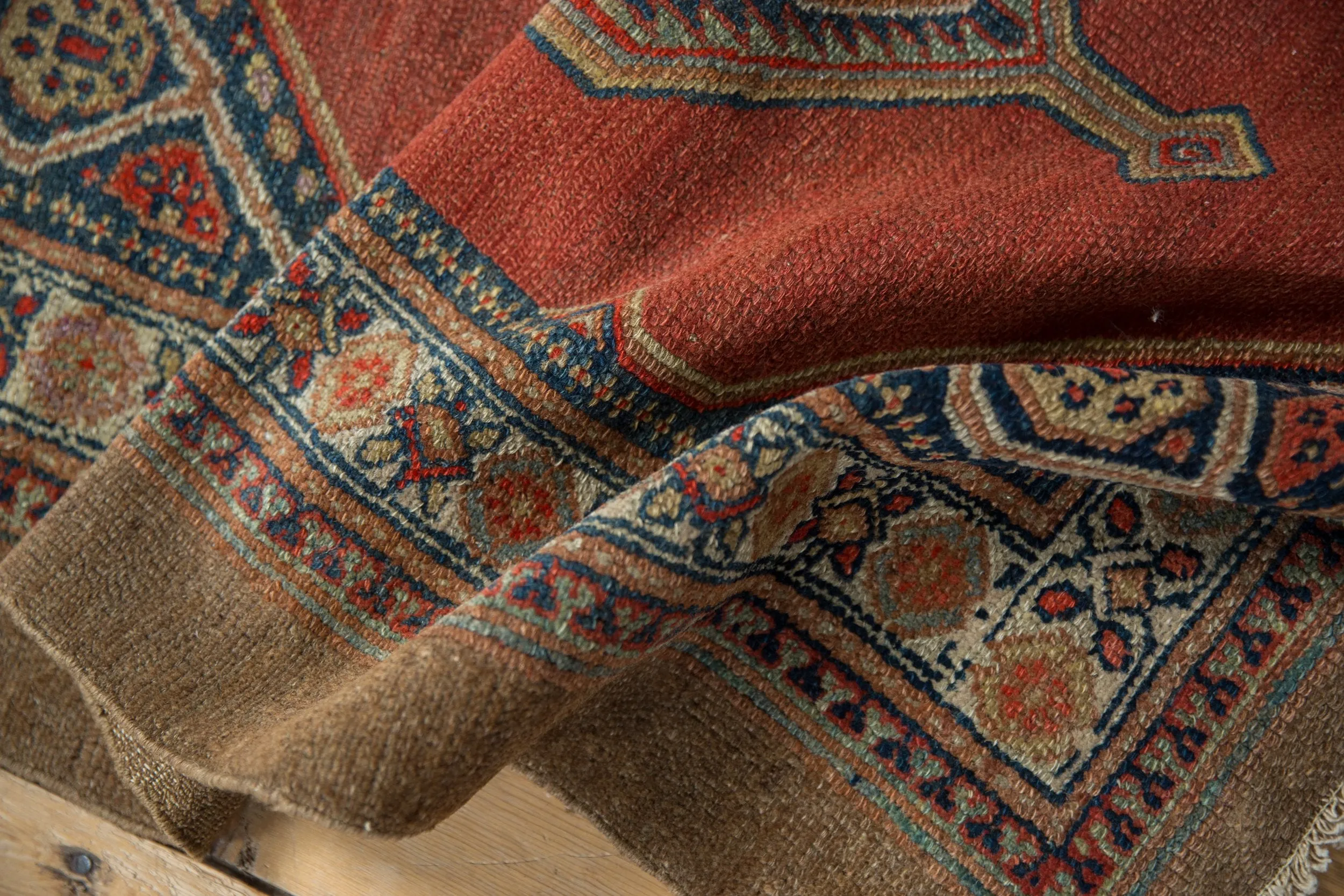 3x4 Vintage Fine Camel Hair Serab Square Rug