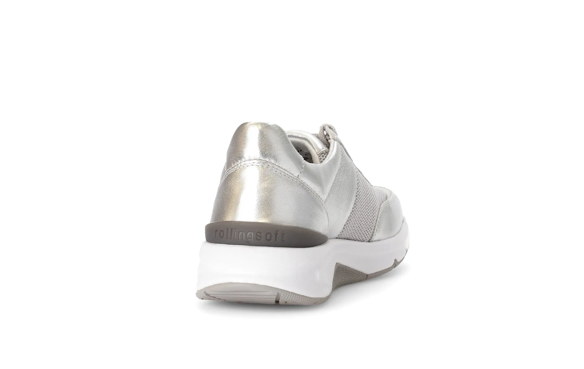 '66.897.10' women's walking rolling sneaker - silver