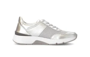 '66.897.10' women's walking rolling sneaker - silver