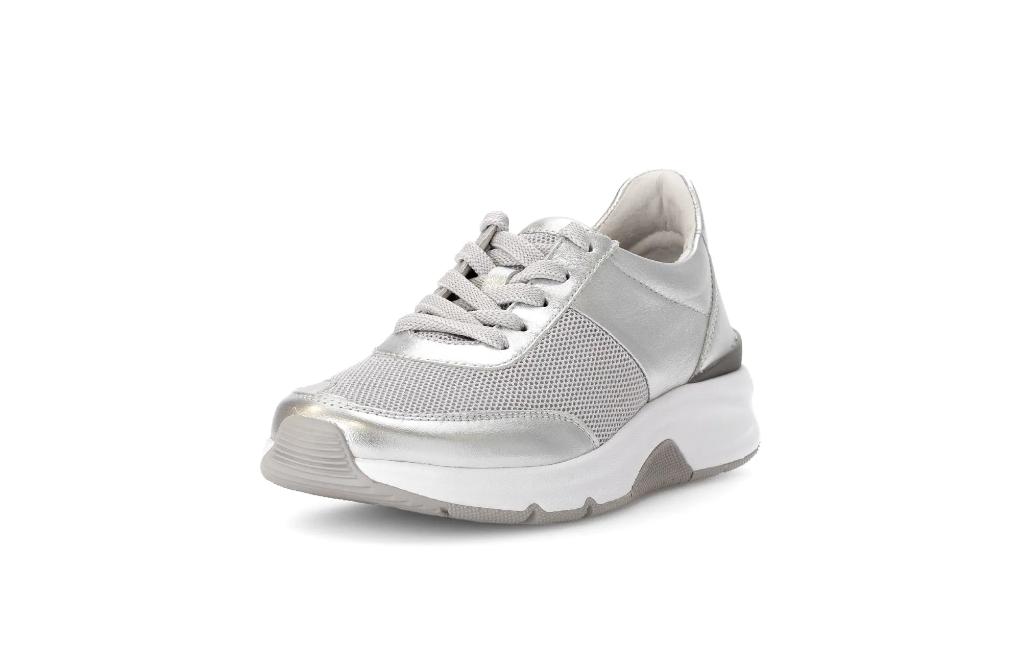 '66.897.10' women's walking rolling sneaker - silver