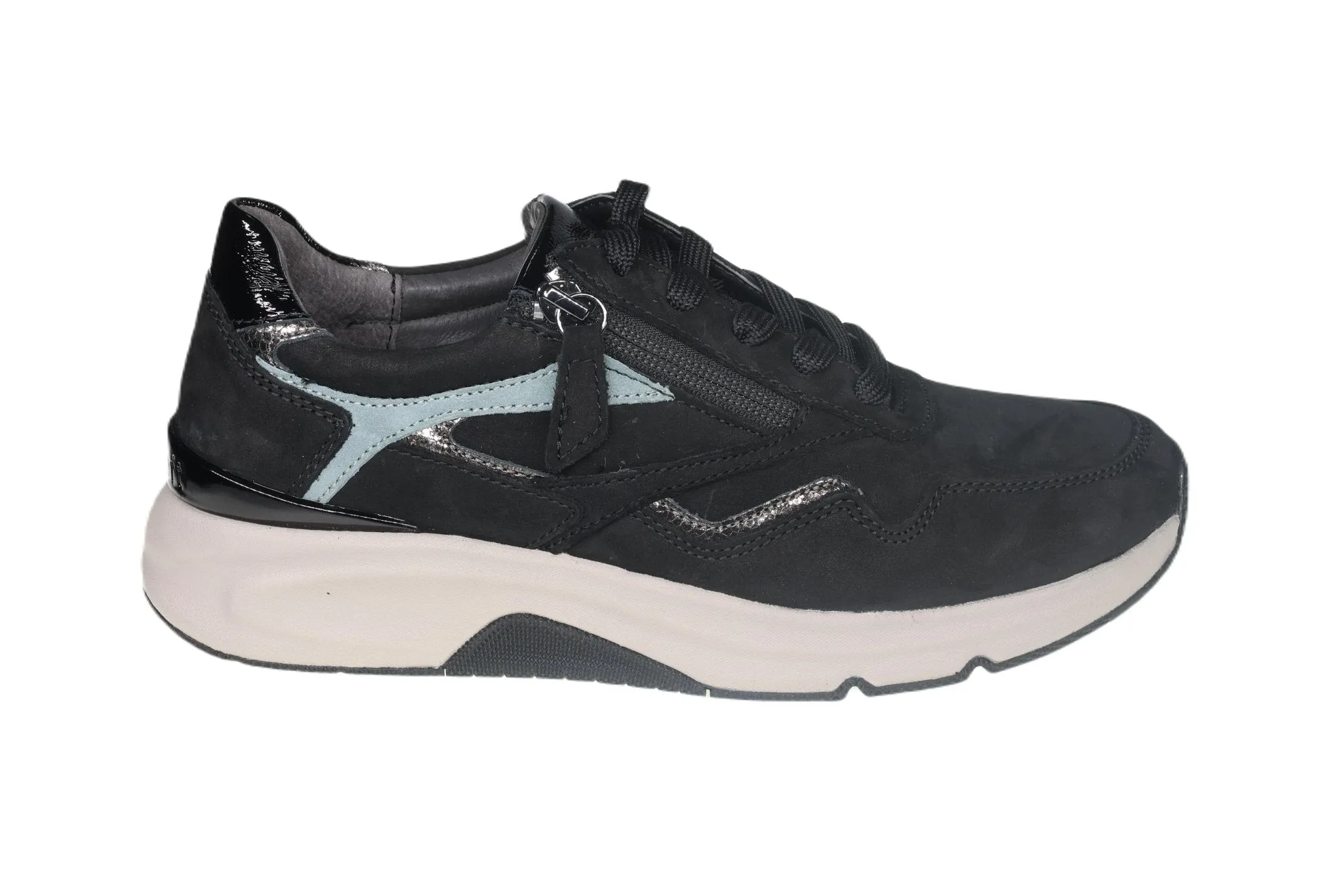'96.896.87' women's walking rolling sneaker - Black