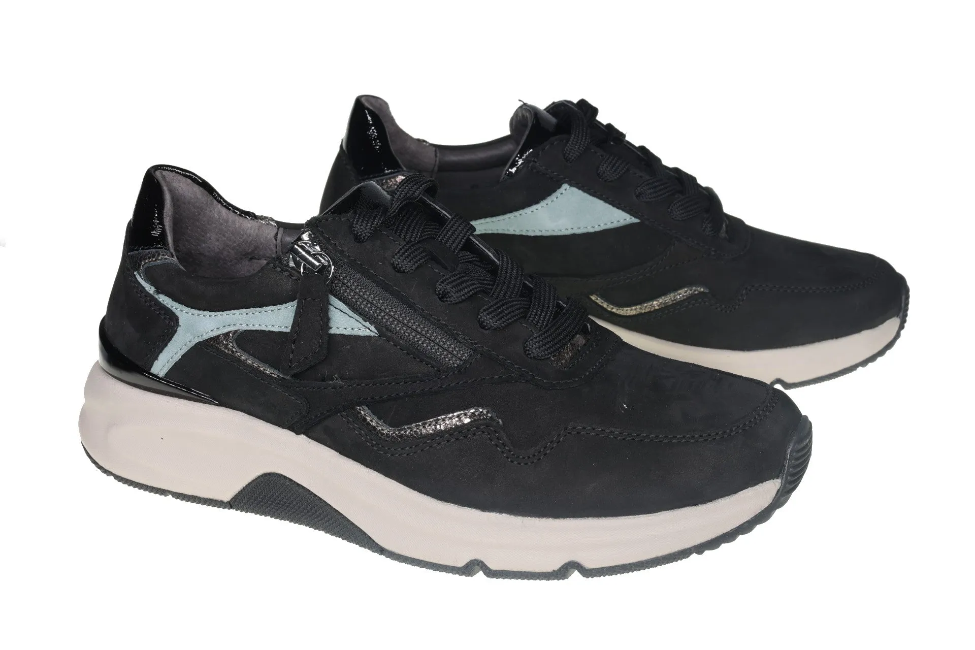 '96.896.87' women's walking rolling sneaker - Black