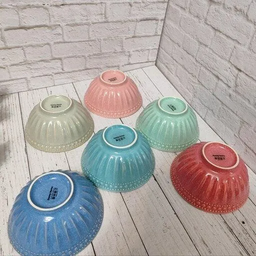 Abstract Porcelain Bowls (6 inches)