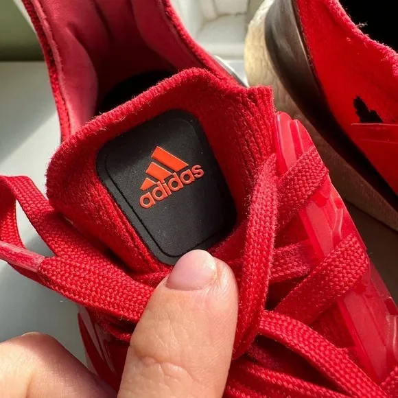 Adidas Ultraboost 21 Mens Size 8 Red Athletic Running Shoes Sneakers FY0387​​​​​