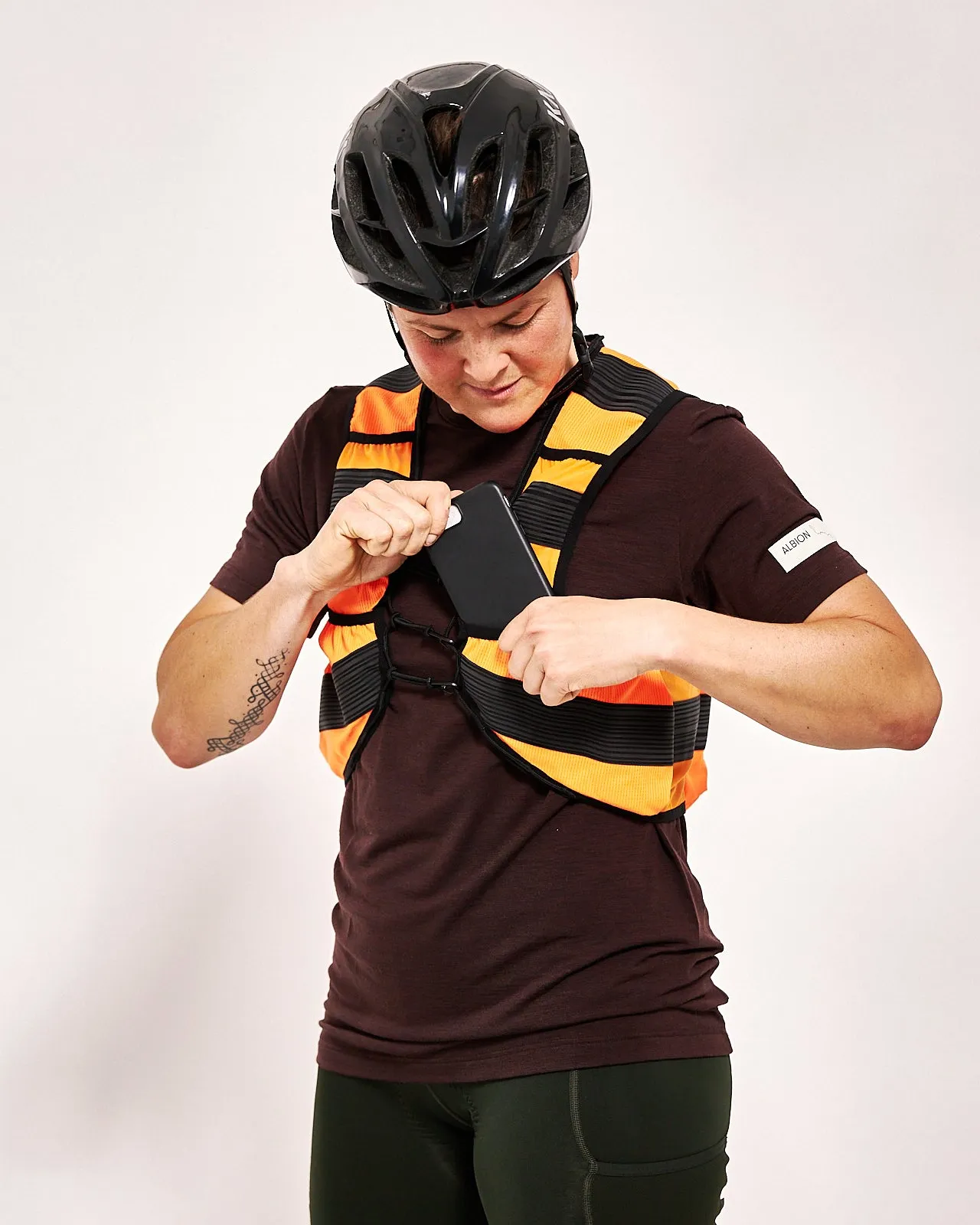 ALBION Visibility Cargo Vest - Orange/Reflective