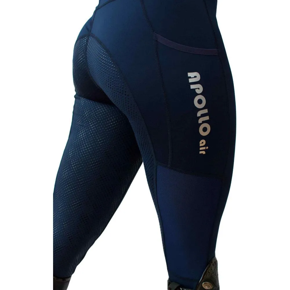 Apollo Air Breathe Horse Riding Tights Silicone Seat 4-Way Stretch Phone Pocket