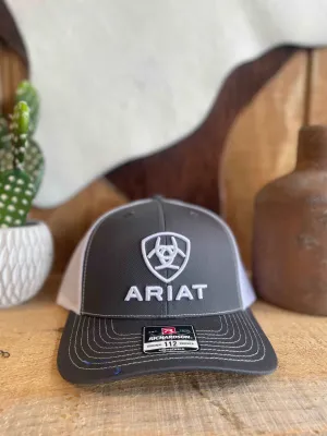 Ariat Mens R112 Cap Gray/White