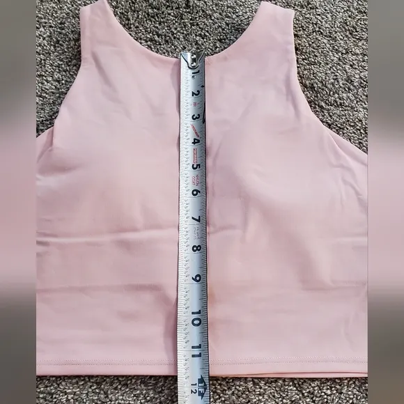 Athleta CONSCIOUS CROP BRA in Orchid Pink