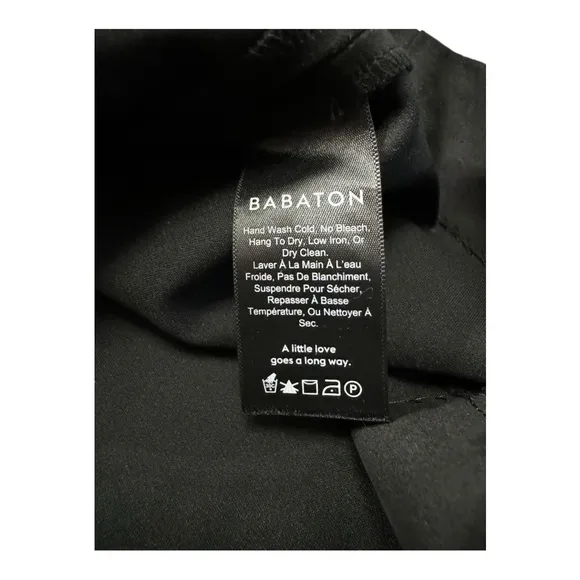 BABATON | NWT! $110 Aritzia Hopper Suede A-line Mini Skirt in Black, Size 4