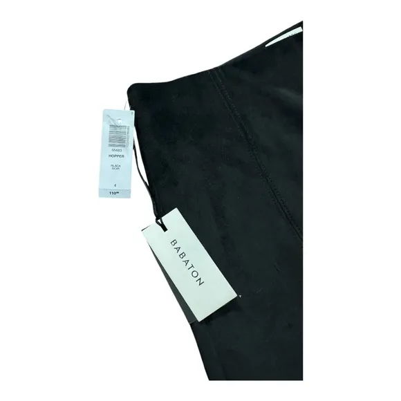 BABATON | NWT! $110 Aritzia Hopper Suede A-line Mini Skirt in Black, Size 4