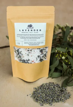 BACK TO BASICS LAVENDER BATH SOAK BAG 200GM