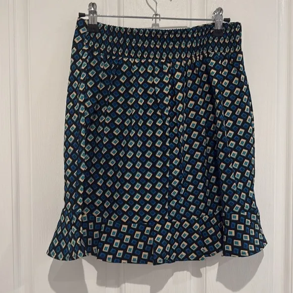Band of the free COLETTE TEAL DIAMOND MINI SKIRT