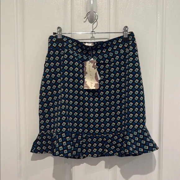 Band of the free COLETTE TEAL DIAMOND MINI SKIRT