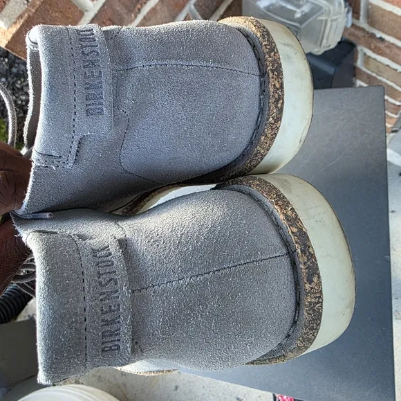 Birkenstock Delano High Leather Men Chukka Boot Gray Sz 41 L10 M8