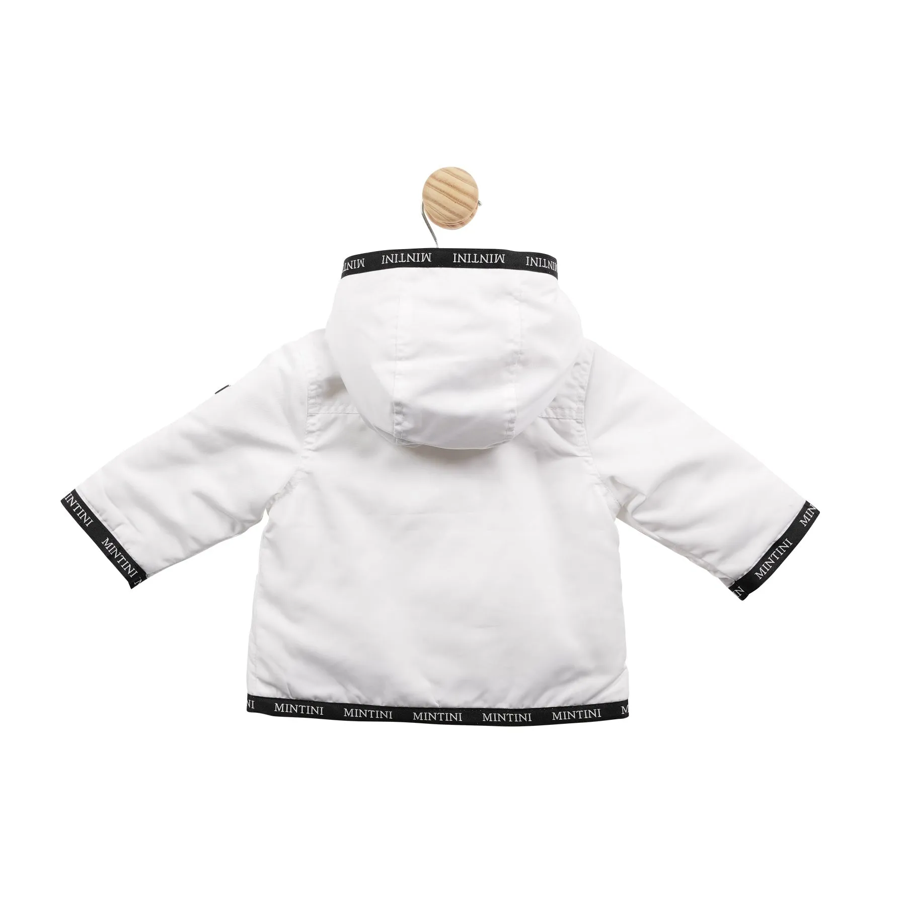 Black and White Tape Coat