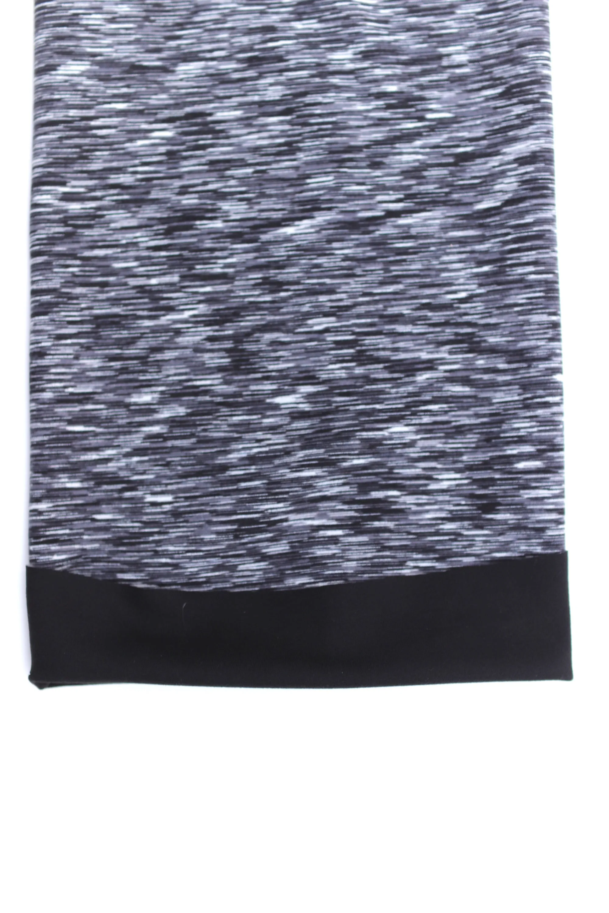 Black Space Dye Fleece Gaiter