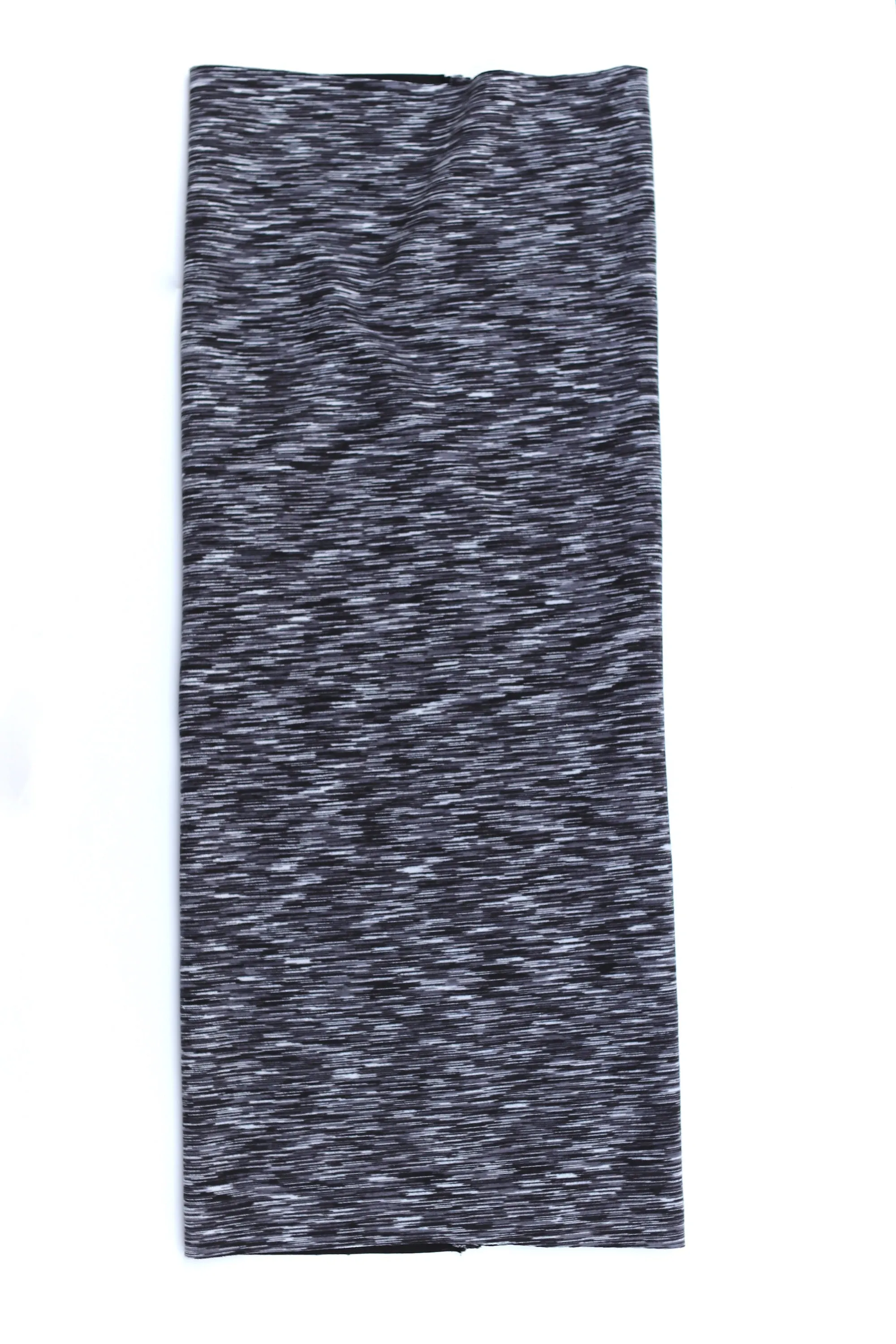 Black Space Dye Fleece Gaiter