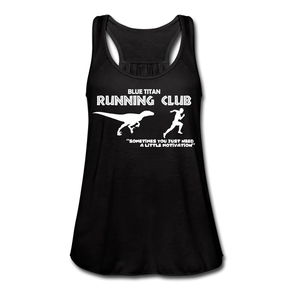 Blue Titan Running Club, Dinosaur Motivation Tank Top