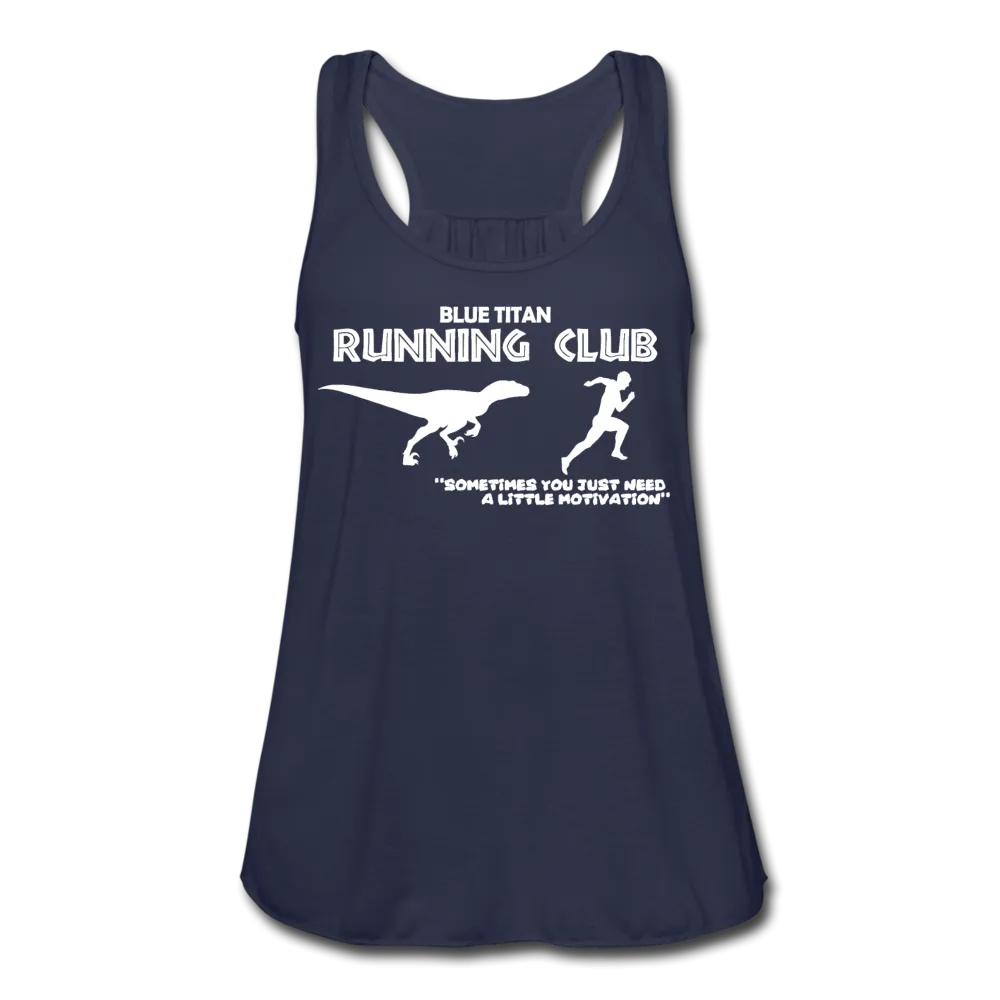 Blue Titan Running Club, Dinosaur Motivation Tank Top