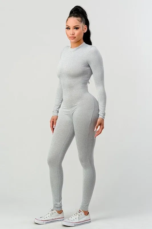 Bodycon Solid Jumpsuit