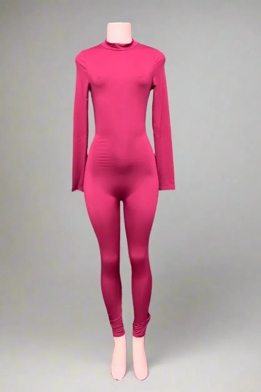 Bodycon Solid Jumpsuit