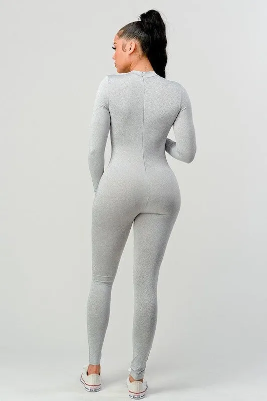 Bodycon Solid Jumpsuit