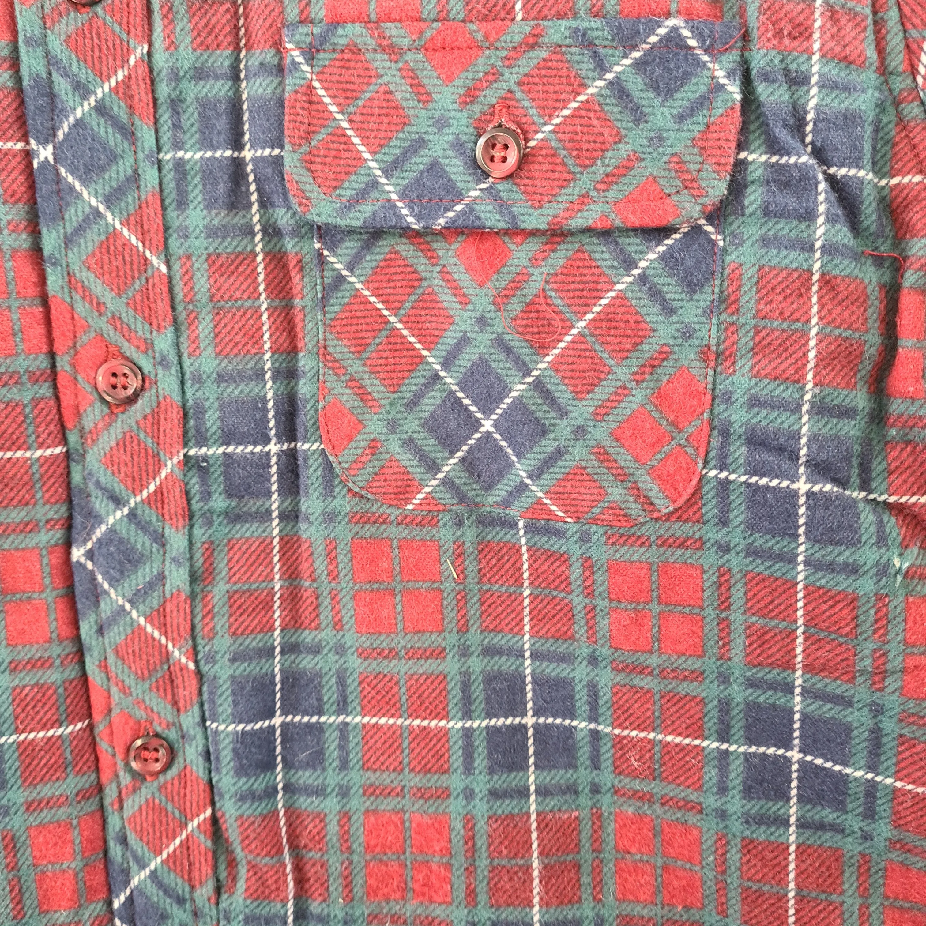 Boys green checked thick quilted shirt long sleeve FREE POSTAGE 🟢