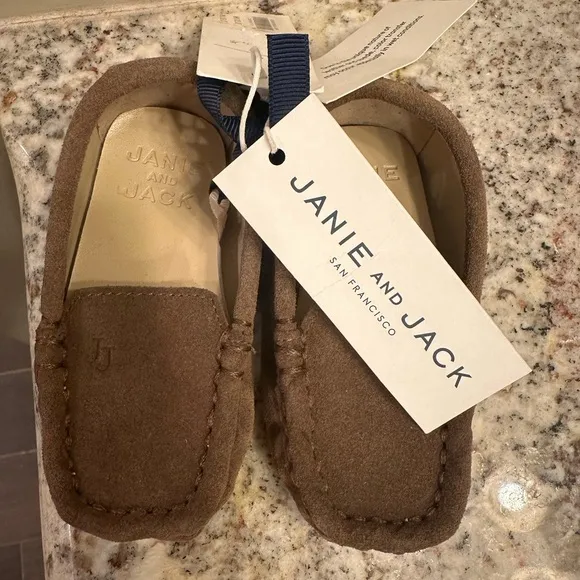 Brand New Loafer/Moc Janie and Jack  Baby/Toddler Size 4 Perfect for Holidays!