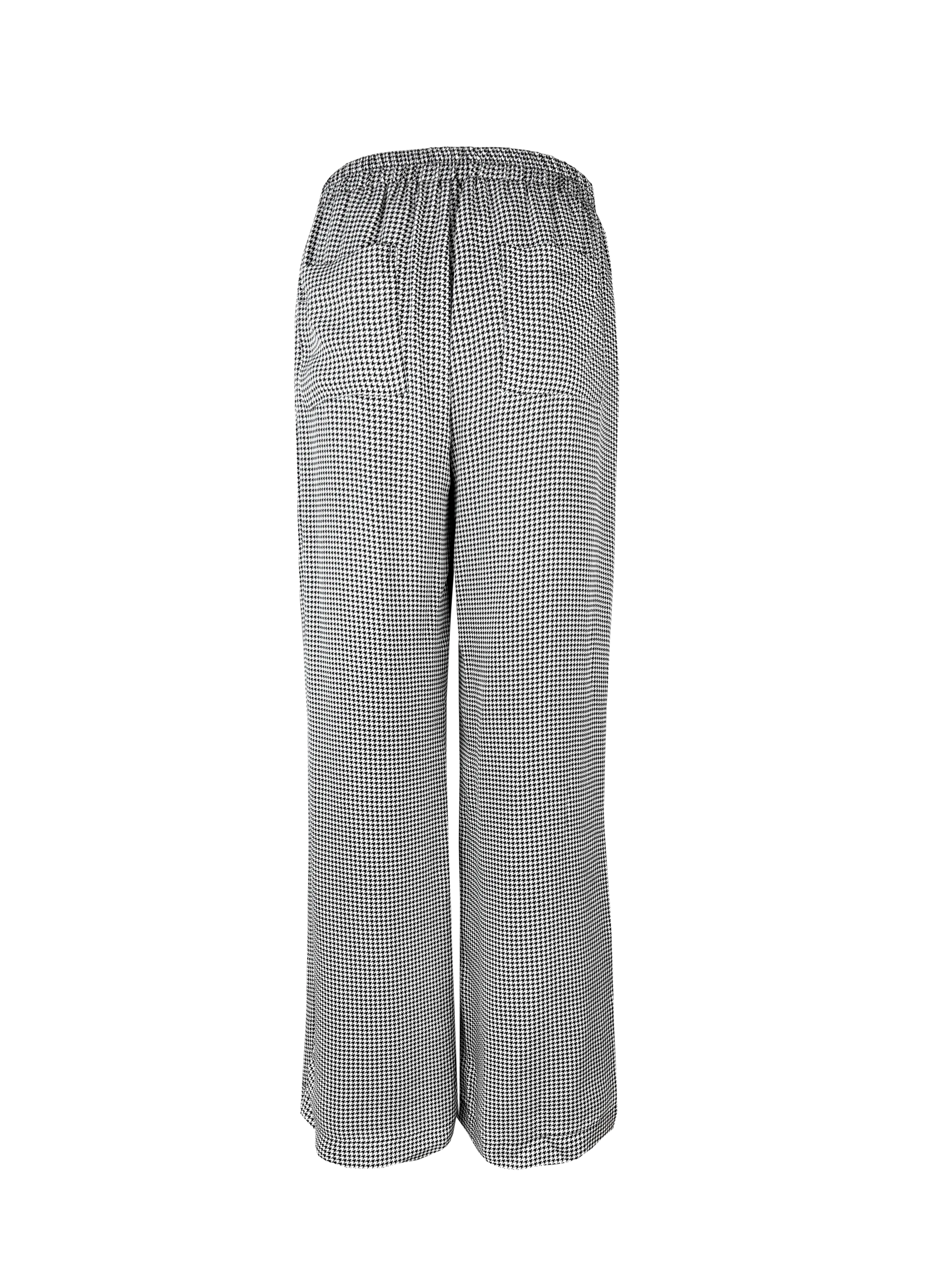 Camile Houndstooth Wide Leg Pant