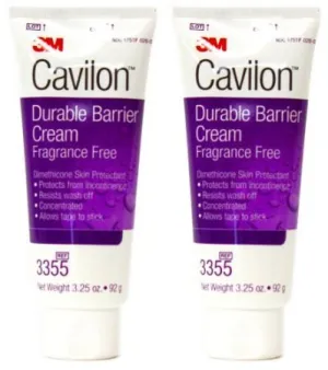 Cavilon 3M Durable Barrier Cream Unscented 3.25 Ounce (92G) Tube by Cavilon 2 tubes