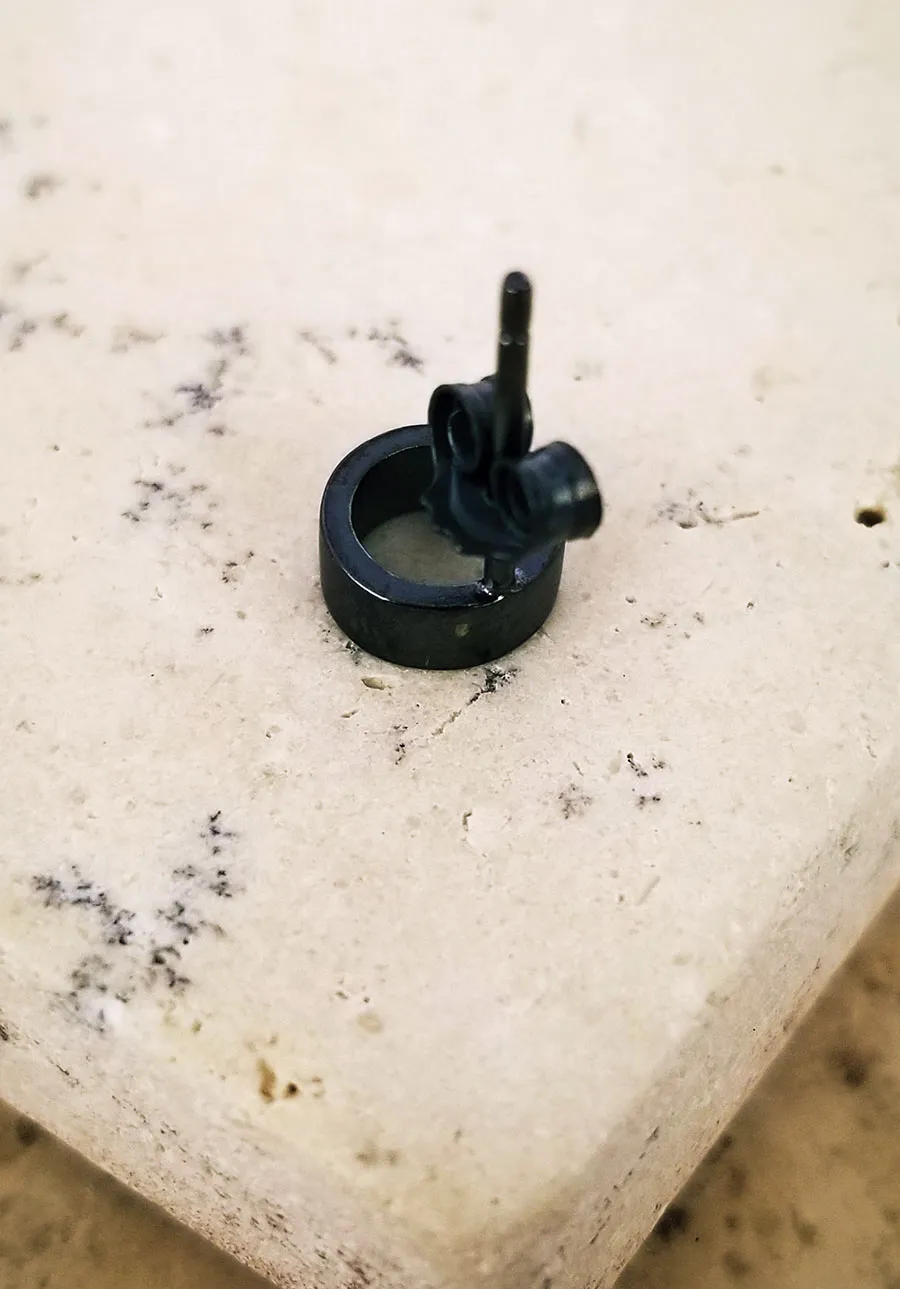 Circle Pin Earrings