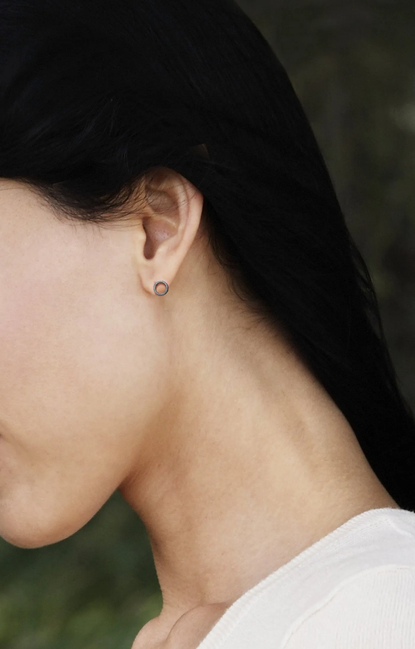 Circle Pin Earrings
