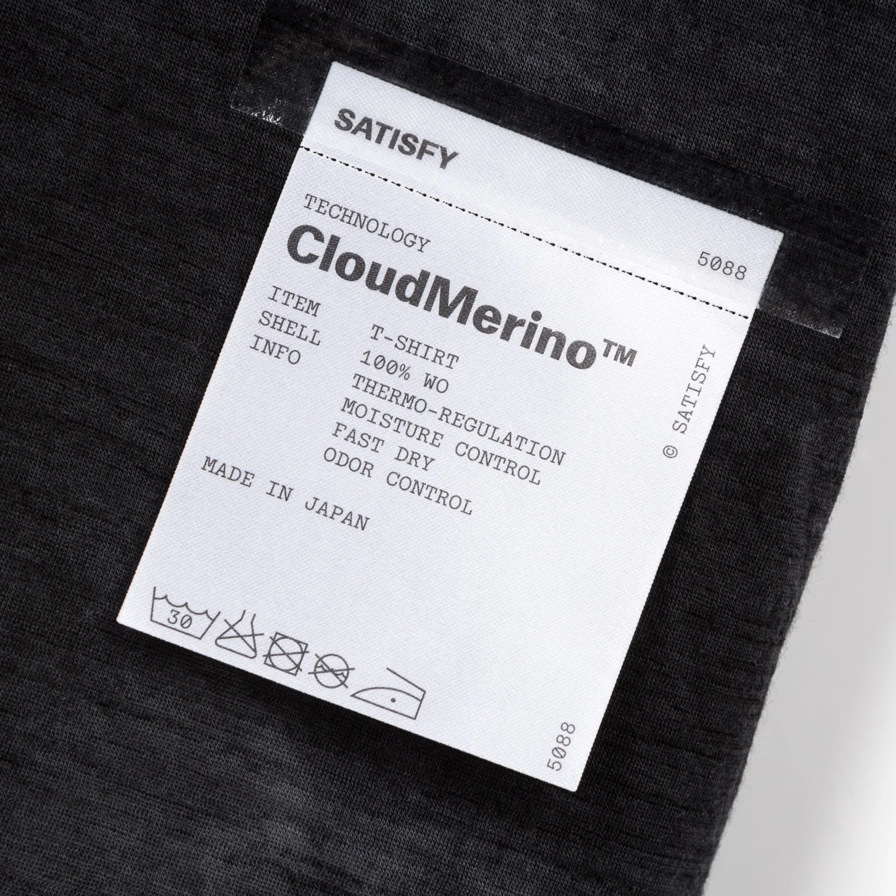 CloudMerino™ T-Shirt - Sun Bleached Black
