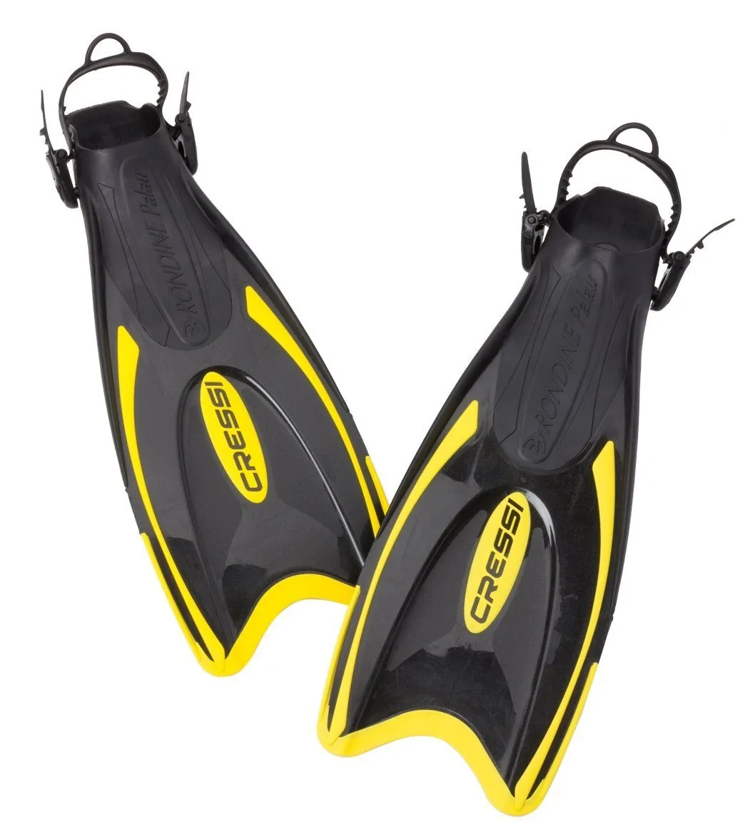 Cressi Palau Black/Yellow Adjustable Fins