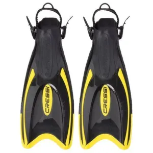 Cressi Palau Black/Yellow Adjustable Fins