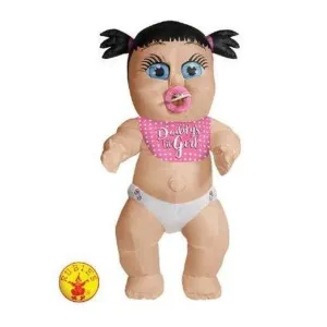 Daddy's Lil Girl Inflatable Baby Costume Std