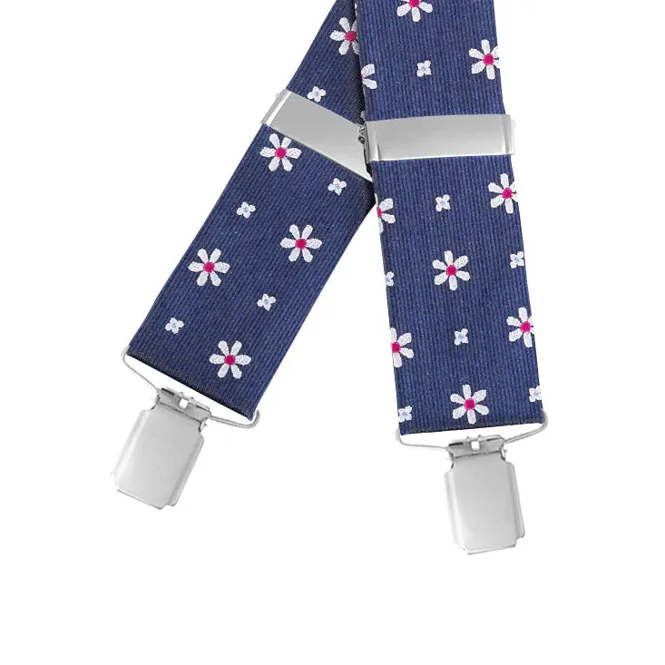 Daisy Springs Navy - Braces/Suspenders