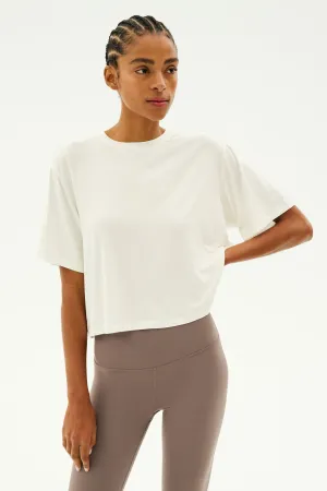 Djuna Oversized Jersey Tee - White