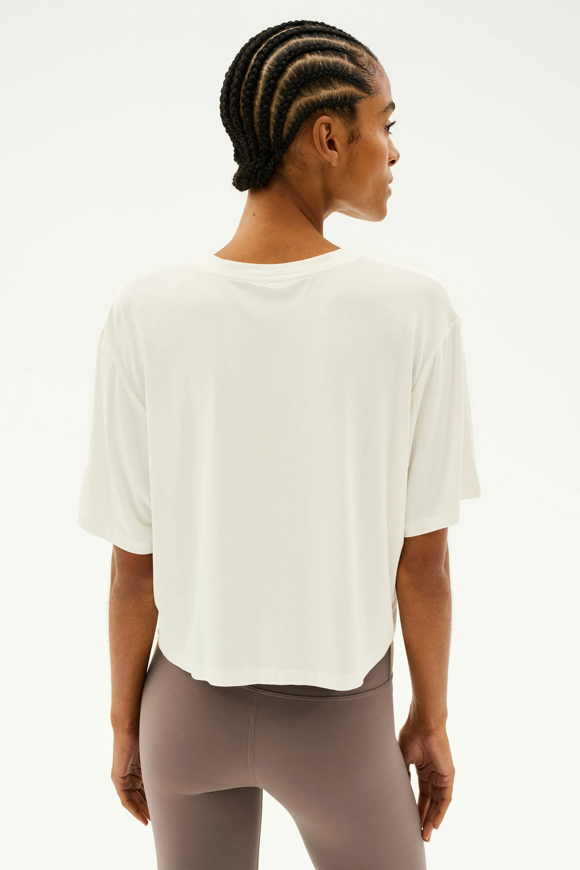 Djuna Oversized Jersey Tee - White