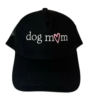 Dog Mom Hat with Pink Heart