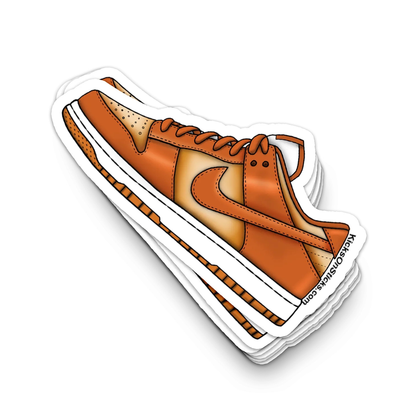 Dunk Low "Magma Orange" Sneaker Sticker