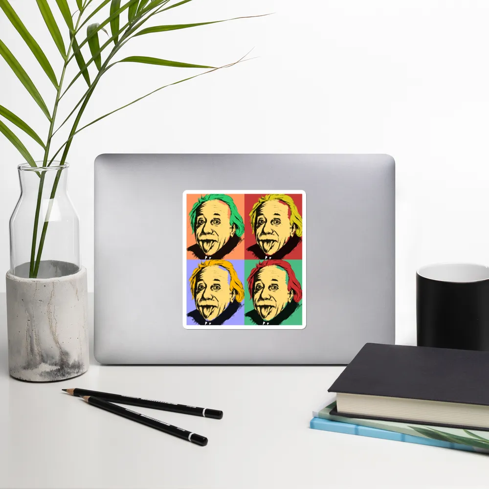 Einstein Bubble-free Stickers