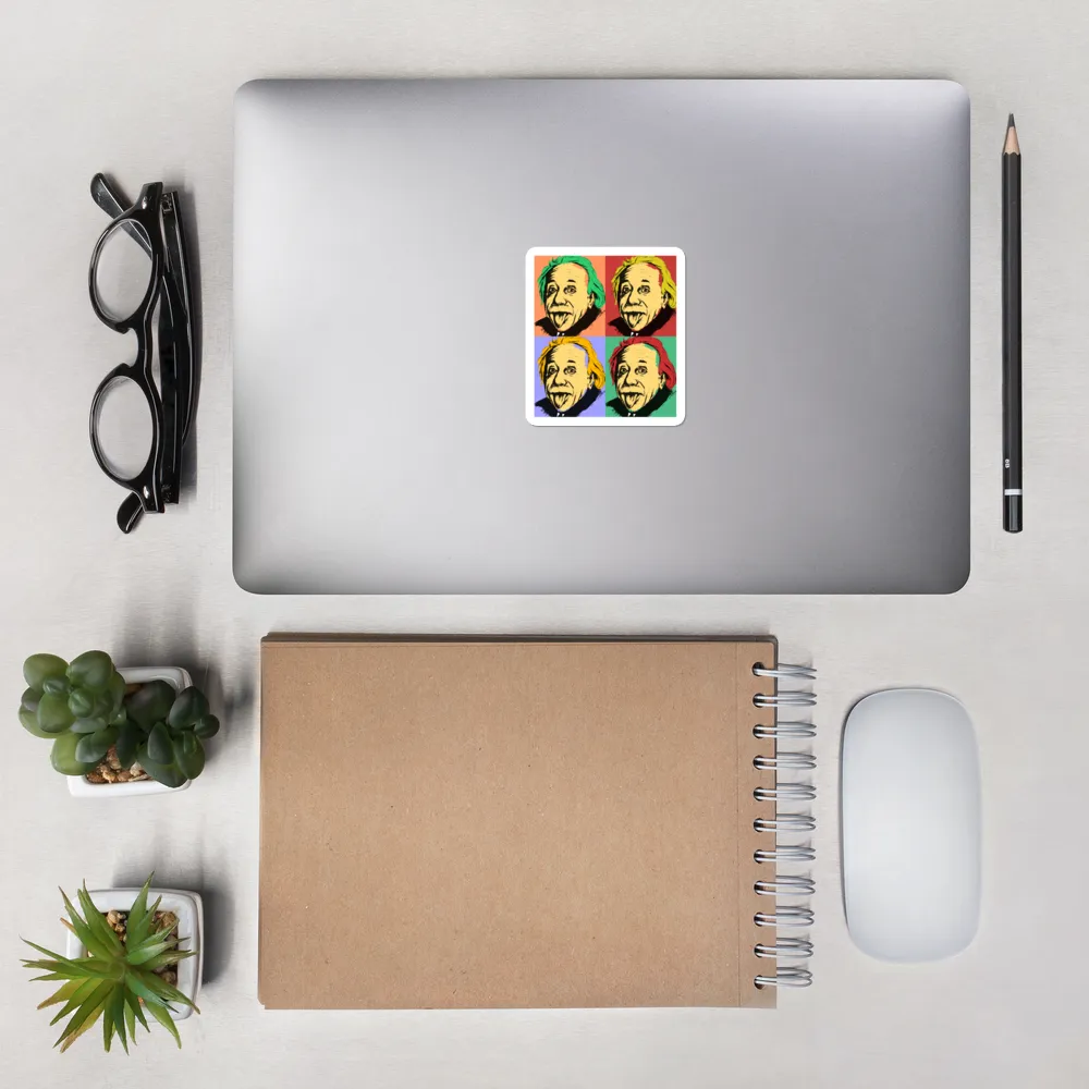 Einstein Bubble-free Stickers