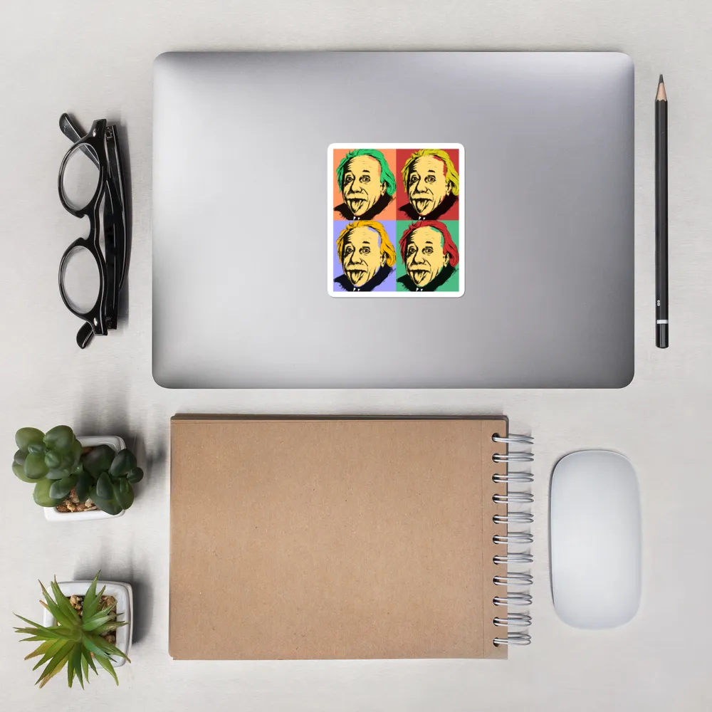Einstein Bubble-free Stickers