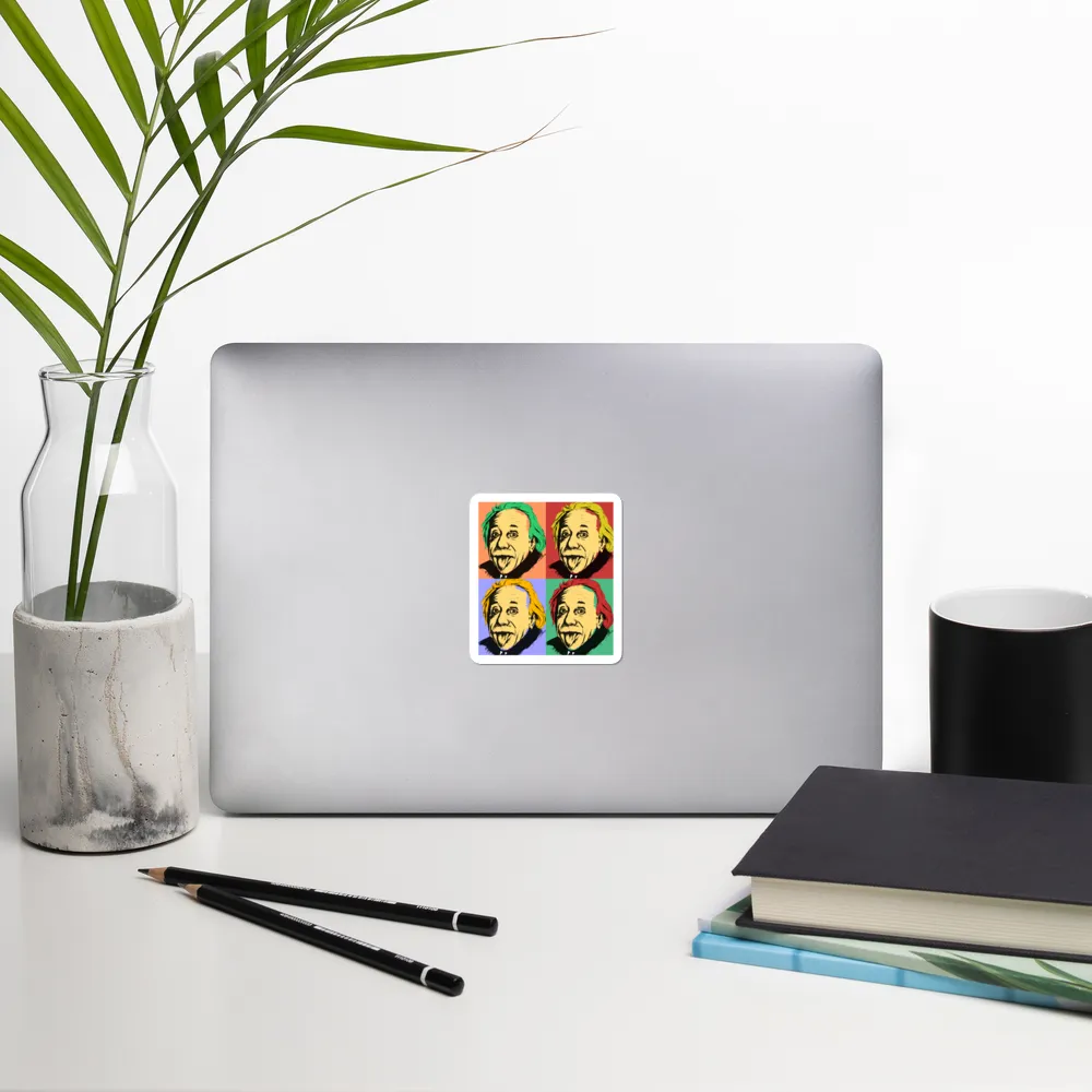 Einstein Bubble-free Stickers