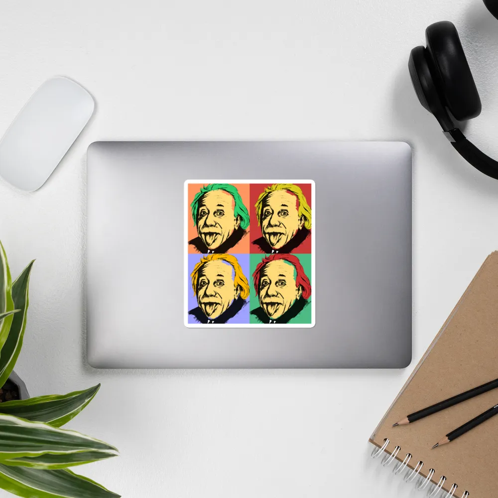 Einstein Bubble-free Stickers